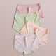 Hong Kong Sha Women's Underwear Women's Seamless Body Shaping Seamless Antibacterial Crotch Fabric (80-130 Jin [Jin equals 0.5 kg]) Women's Underwear 4 Pack One Size