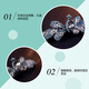 Chimera (CHIMERA) Peacock Chengxiang Hair clip headdress for women with high-end hairpin clips for women with one-piece clips for women to give their girlfriends birthday gifts
