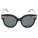 GUCCI Gucci eyewear women's sunglasses GG0282SA-001 black frame gray lens 52mm