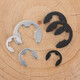 XMSJ65 manganese steel open retaining ring e-type circlip shaft snap ring buckle card open retaining ring GB8968 M1 point 2500 pieces 65 manganese steel