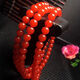 
Jiangjiyueliangshan cherry red 108 southern red agate bracelet with multiple circles full of flesh and color single circle Buddhist bead bracelet SN6995 Collection grade 108 8mm