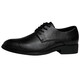 Platini Brand Lederschuhe Herren 2025 Neue koreanische Version Casual Inner Height erhöhen britische weiche Lederweiche Sohle atmungsaktiven Geschäftstage Formal Wear Herrenschuhe Schwarz [Normaler Stil] 40