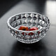 BOHEMIA Czech imported crystal glass fruit plate home gift fruit plate fruit bucket basin decoration light luxury home DIAMOND diamond fruit bucket 325mm