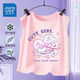 Chicas judías chaleco Niños en verano ropa de algodón puro chaleco de algodón a mediados de los niños a mitad de la camiseta sin mangas de moda y elegante [tendencia de moda wss] rosa cjd753 160