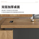 Fubaisen desk boss desk office modern simple boss desk president desk office desk and chair combination manager desk color card customization