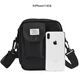 Oxford Stoff Casual Recond Bag Herren Sport Handy Bag Herren Trendy Brand Mini Crossbody Bag Herren Aufbewahrung Schlüsselmünzen Brieftasche Kleine Hängsbeutel -Umhängetasche Herrenbeutel Lucifer L695 Black + Digital Bag Basismodell