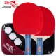 Pisces table tennis racket pen-and-hold horizontal shot double-shooting set entertainment type 2 packs