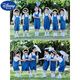 
Disney (Disney) June 1st Boys and Girls Denim Strap Shorts Set Summer Kindergarten Graduation Class Clothing Children's Chorus Performance Clothing Set 120cm