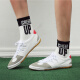 Zapatos de voleibol de doble estrella tendón tendón de tendón zapatos de entrenamiento lienzo hombres y mujeres zapatos de artes marciales transpirables zapatos de voleibol blancos 39