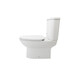 American standard wall drainage toilet flushing type straight flush toilet anti-blocking and displacement drainage and odorproof toilet 2629 Direct flushing toilet 2629 [190 pit distance] wall drainage