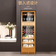 CIGARLOONG cigar and wine cabinet cedar wood intelligent dual temperature constant temperature and humidity energy-saving cigar and wine dual-use cabinet CL-188C3 cigar and wine cabinet hanging cup model (brushed gold)