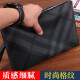 CalaceKonla handbag men's large-capacity ultra-thin envelope bag business men's clutch bag clutch bag casual clutch bag fashion CK39 twill black