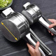 Meikejie vegetable filling water squeezer stainless steel manual juicer household juicer vegetable dehydration dumpling filling squeeze vegetable water artifact all steel thickened 16.5cm * full hole