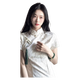 DuYanzhi (DuYanzhi) new Chinese style retro white dress for women in summer ancient style improved cheongsam young girl's gentle first love skirt white 846 S 90Jin [Jin equals 0.5 kg] below