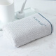 Grace 5A grade antibacterial towel pure cotton absorbent embroidered plain soft face cleansing towel single pack gray 80g