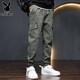 Playboy (PLAYBOY) jeans men's workwear autumn and winter casual pants men's pants men's loose leggings trendy trousers