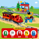 LEGO (LEGO) Debao Series 10875 Smart Steam Train Train Building Bloum Assembly Toys Children's Gift 10875 Smart Freight Train