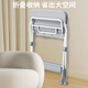 
Heyu Diaper table Infant and Toddler Care Table Bed Diaper changing Wet Baby Multi-function Foldable Newborn Touching Table Gray [Lifting] (Store basket + Clothes rod + Wheel +