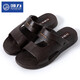 Huili Sandals Мужские летние новые дышащие пляжные туфли легкие не скользящие износостойкие повседневные туфли с двойными сандалиями с двойным назначением 3890 Black 40