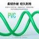 绿联超六类双屏蔽网线【0.58±0.008mm纯铜线芯】CAT6A万兆网线抗干扰 网络POE监控工程家装箱线100米