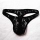 Kinder sexy Unterwäsche Leidenschaft Versuchung Briefs SM Herren Spitze Tanga trainieren nisset sexy Unterwäsche transparente Männer t-Pants Gay Homosexuell Weiß L.
