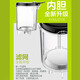 Kamjove Floating Cup Wärme-resistente Glas Teekanne Haushalt Tee Wasser Trennung Filter Blume Teekanne Tee Maker TP-757 Goldene Tasse TP-767 (600 ml) mit 2 Tassen