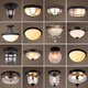 XMSJ Techo americano Luz europea creativa retro estilo industrial LED Corredor Corredor Entrada Entrada Lámpara de comedor de dormitorio 1W C9930 envía 7 vatios de luz cálida