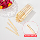 SHUANG YU disposable wooden forks, 2 barrels, 200 pieces in total, thickened bamboo forks, cake snack forks, fruit picks