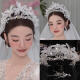 YRYE Swarovski Zirconium Bridal Crown Female 18-year-old Wedding Headwear Korean Princess Birthday Hair Accessories Internet Celebrity Accessories Crown One (Ear Clip