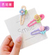 Barberry Korean children's hair clip 2024 new style does not hurt hair baby hair clip little girl bangs forehead broken bb clip headdress #Tulip hair clip full set of 5