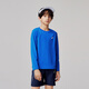 ASICS children's clothing spring new sports long-sleeved quick-drying T-shirt moisture-wicking antibacterial knitted inner wear 8851 ASICS blue 170