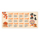 Drei-Farben-Katze 2025 Jahr des Schlangenkalenders Maus-Pad extra Lerner Lernbetriebsbad Almanach-Kalender monatlich Kalender Customized Cartoon Animationsspiel E-Sports High-Pretty-Computer-Laptop-Tastatur Pad 11155 Persimmon Ruyi 100cm x 50cm x 4mm