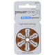 西万博助听器电池西门子专用锌空气P10P13P312P675峰力德国进口Powerone Powerone P13（5板30颗）