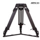 JP-v20L/V20T PRO broadcast-grade professional camera tripod movie-grade hydraulic damping gimbal tripod set film and television telephoto lens high load-bearing portable JP V20L tripod set (aluminum alloy)