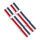 IFSONG sleeve cuffs shirt men's sleeve cuffs arm cuffs women's shirt armbands elastic elastic anti-run and anti-wrinkle fixed straps sleeve cuffs blue, white and red stripes (2.5CM) 205C
