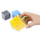 3D three-dimensional magic maze children's toy, six-sided walking beads to break through levels, concentration training, Rubik's cube, decompression and unlocking, 3 random styles - can be noted