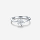 Saturday Fortune PT950 Fashionable Platinum Ring Women's Love Birthday Gift PT013140 No. 12 About 2.74g