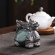 Xixi Taitai Creative Purple Clay Lucky Dragon Turtle Tea Pet Ornament Boutique Opening Table Tea Ceremony Tea Play Accessories Tea Tray Decoration Ge Kiln Dragon Turtle