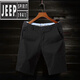 Jeep Spirit Stretch Casual Shorts Herren Sommer dünner Gürtel rein. Cotton Fünf-Punkte-Hosen-Männer-Schlanke Hose mit mittlerer Hose Licht Grau-9909 Modelle + Militärgrün/9909 Modelle 34 (140-160jin [Jin entspricht ca. 0,5 kg])