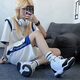 耐克（NIKE）休闲鞋女鞋夏季新款运动鞋Air Jordan Max Aura小康扣篮球鞋 AQ9214-121黑白配色 37.5