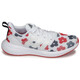 Adidas (adidas) girls' shoes sports casual shoes lightweight lace-up low-top running shoes white little flowers 2025 Chinese Valentine's Day gift white little flowers 28