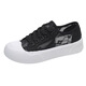 Huilijun Zapatos para mujeres Ins Lace Breathable Small White Shoes para mujeres 2025 Summer NUEVO ESTITOR COREANO MESH ZAPATOS DE MUJER CHACOS FLOS