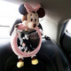 Shantou Lincun Korean ins car child safety seat reflector baby observation mirror basket reversely installed rearview mirror ready stock丨pink Minnie observation mirror please tear it off before use