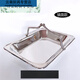 Baichunbao Hotel Towel Tray Towel Dish Stainless Steel Towel Tray Portable Large KV Hotel Hot Towel Basket Plus Mirror Style + Towel Clip