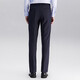 Angel Bird Men's Business Casual Suit Pants Straight-leg Wool Suit Pants KEBD241202U Navy Blue 80A