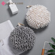Jie Liya handball 17*17cm*2 chenille thickened absorbent towels kitchen bathroom bathroom rag white gray