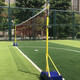英辉（INVUI）羽毛球网便携式室外 标准网6.1m*76cm 1.5cm涤纶四包边带钢丝