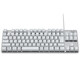 
Logitech K835 mechanical keyboard Wired keyboard Gaming office keyboard 84 keys White TTC axis Blue axis
