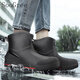 SooGree Regenstiefel Herren Große Regenstiefel wasserdichte Seeschuhe Verschleißfeste Gummischuhe Angeln Takeaway-Fahrer Outdoor-Arbeitsschuhe