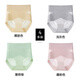 Cavid Karrie tummy-tightening butt-lifting underwear for women, ice silk seamless body shaping waist, high waist, strong tummy control, can be worn regardless of age K1316-naked skin + light gray + thin green + lotus root powder (4 pieces L 105-125Jin Jin is equal to 0.5 kg